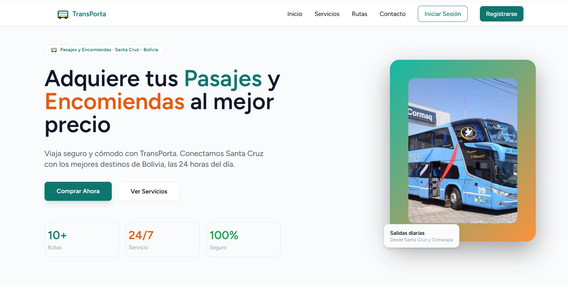 Sistema de gestion para viajes y encomiendas