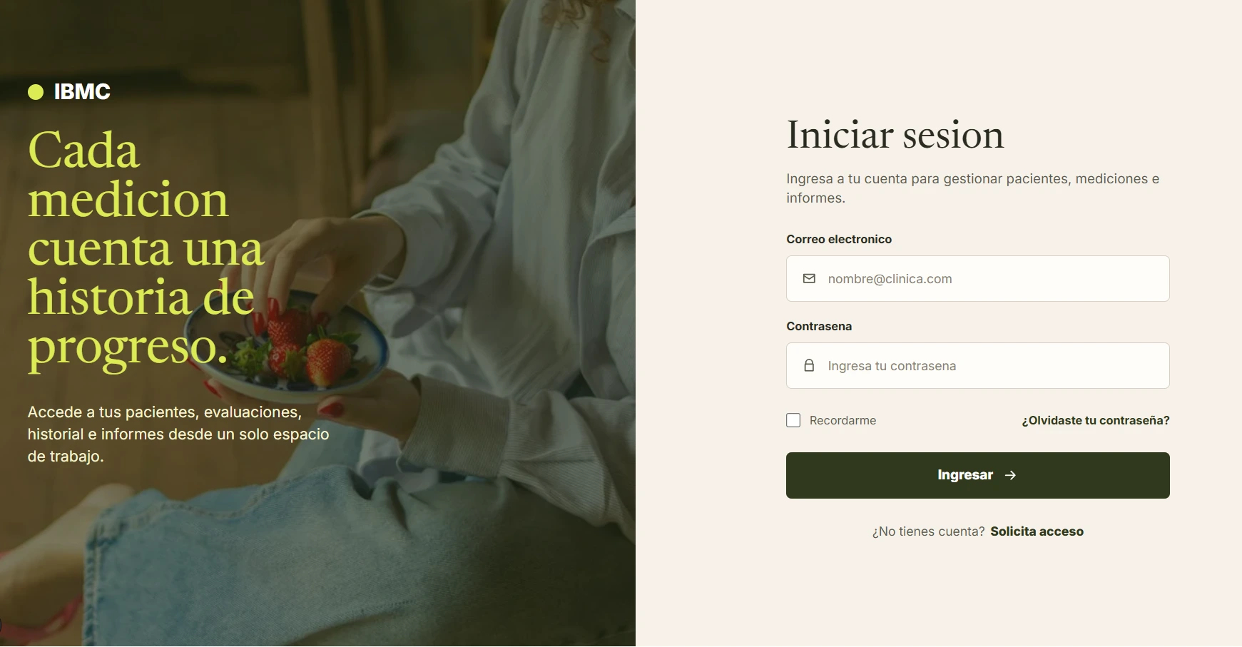 Sistema como servicio para seguimiento de evaluaciones del cuerpo